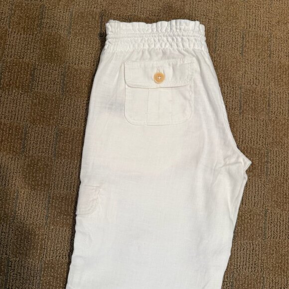 Juicy Couture White Linen Pants - Picture 3 of 4